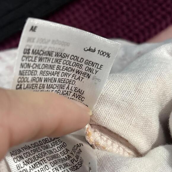 Women’s Jenni Watercolor Blush Pajama Bottoms 100% Recycled Cotton Soft & Warm - Picture 9 of 10